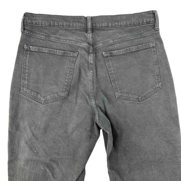 Old Navy OG Straight High Rise Secret Slim Jeans in Black women's size 14 - Picture 7 of 11